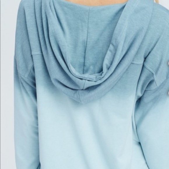 Tie Dyed Laced Up Hoodie - Picture 6 of 7